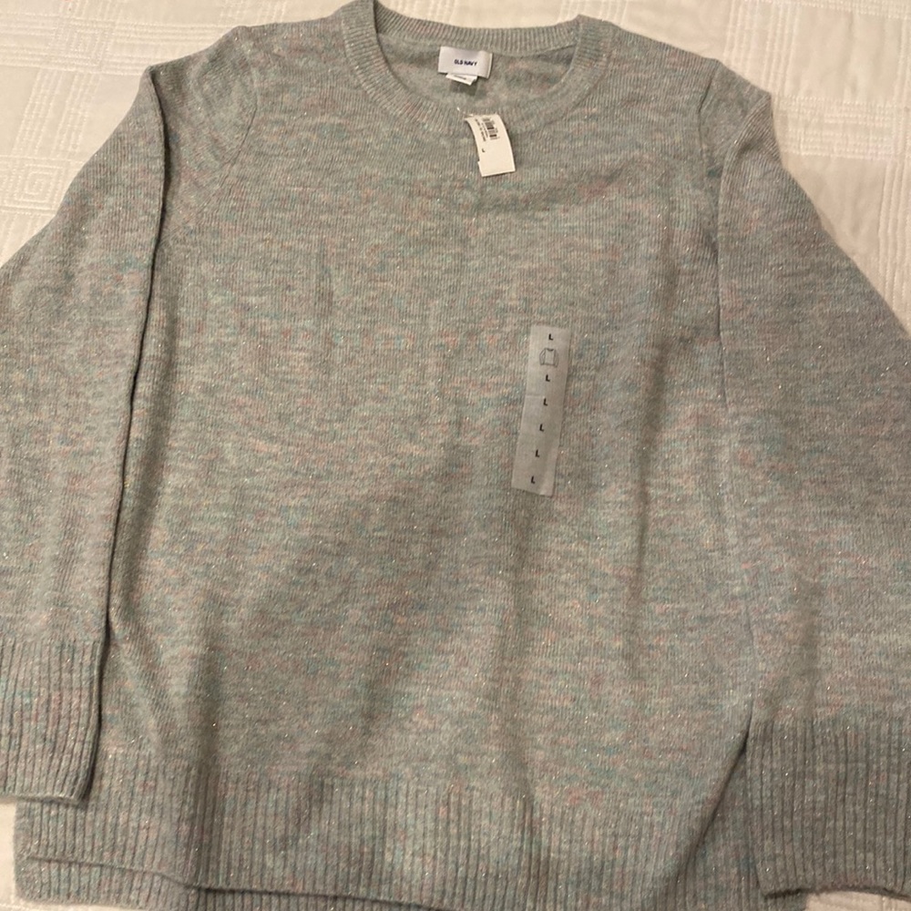 NEW Old Navy Shimmery 90’s Sweater L